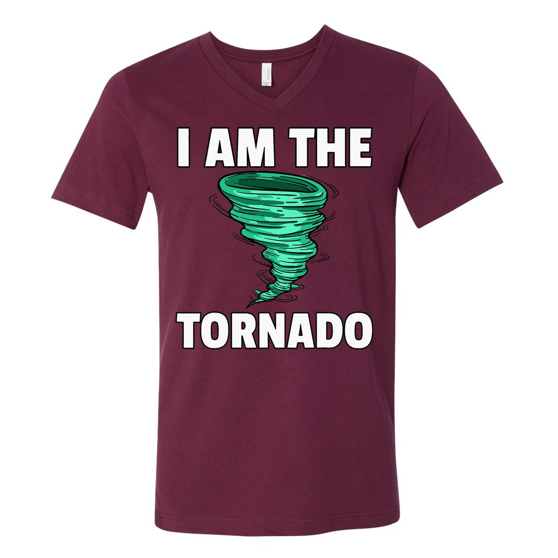 I Am The Storm Twister Tornado Hurricane Meteorologist V-Neck T-Shirt