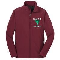 I Am The Storm Twister Tornado Hurricane Meteorologist Core Soft Shell Jacket