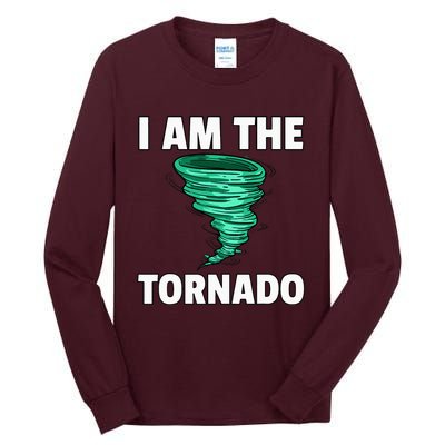 I Am The Storm Twister Tornado Hurricane Meteorologist Tall Long Sleeve T-Shirt