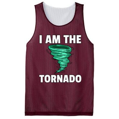 I Am The Storm Twister Tornado Hurricane Meteorologist Mesh Reversible Basketball Jersey Tank