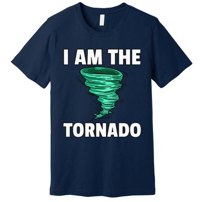 I Am The Storm Twister Tornado Hurricane Meteorologist Premium T-Shirt