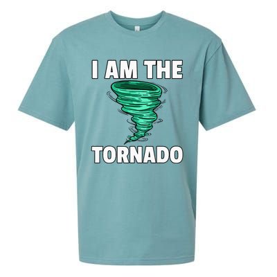 I Am The Storm Twister Tornado Hurricane Meteorologist Sueded Cloud Jersey T-Shirt