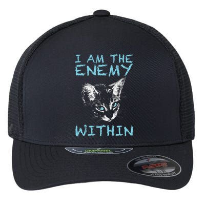 I Am The Enemy Within Kamala Harris 2024 Flexfit Unipanel Trucker Cap