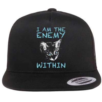 I Am The Enemy Within Kamala Harris 2024 Flat Bill Trucker Hat