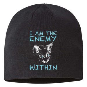 I Am The Enemy Within Kamala Harris 2024 Sustainable Beanie