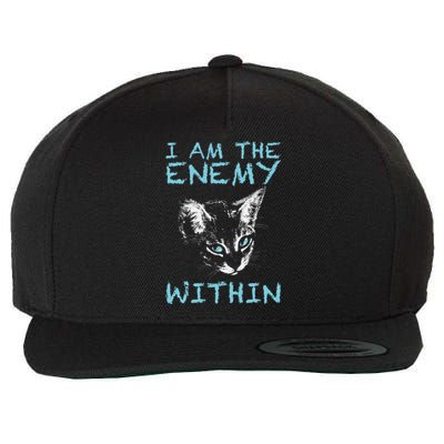 I Am The Enemy Within Kamala Harris 2024 Wool Snapback Cap