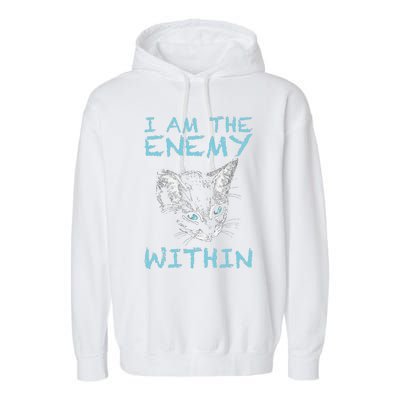 I Am The Enemy Within Kamala Harris 2024 Garment-Dyed Fleece Hoodie