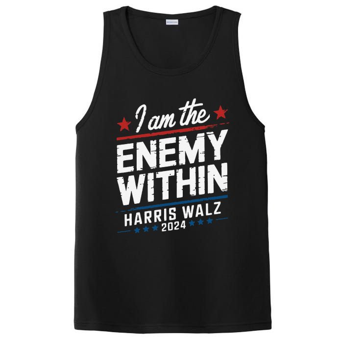 I Am The Enemy Within Harris Walz 2024 American PosiCharge Competitor Tank