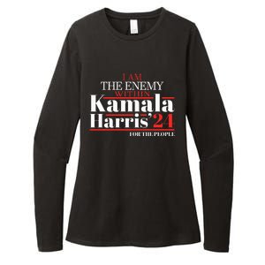 I Am The Enemy Within Kamala Harris Anti Trump Womens CVC Long Sleeve Shirt