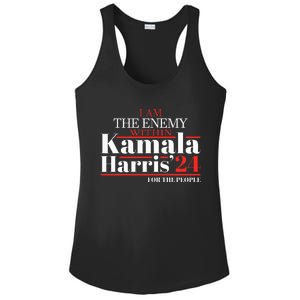 I Am The Enemy Within Kamala Harris Anti Trump Ladies PosiCharge Competitor Racerback Tank