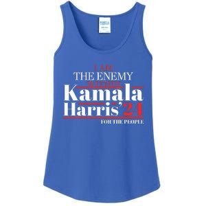 I Am The Enemy Within Kamala Harris Anti Trump Ladies Essential Tank