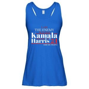 I Am The Enemy Within Kamala Harris Anti Trump Ladies Essential Flowy Tank