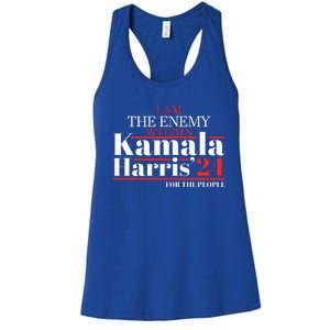 I Am The Enemy Within Kamala Harris Anti Trump Women's Racerback Tank