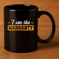 I Am The Warranty 11oz C Handle Ceramic Mug