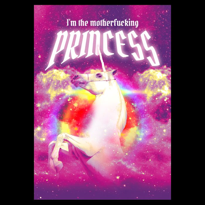 I Am The MotherFucking Princess Unicorn 7-Panel Snapback Hat