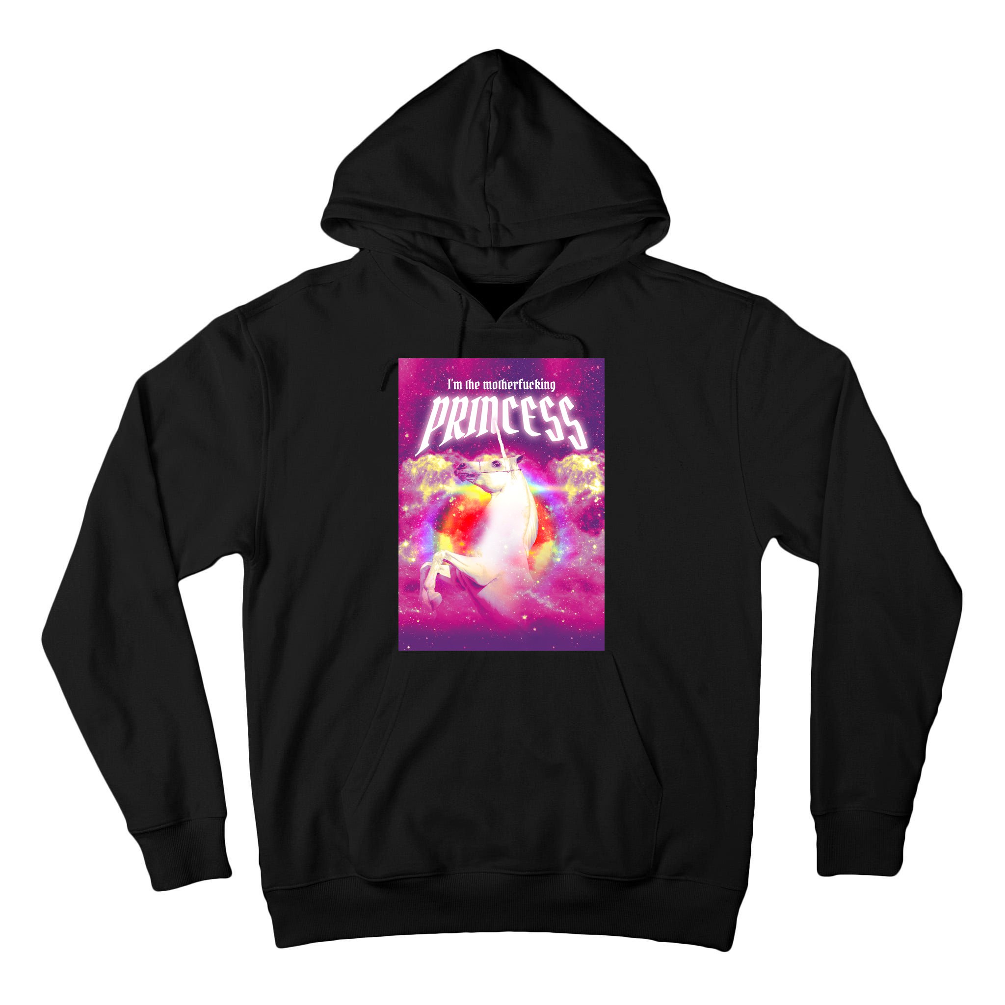 I Am The MotherFucking Princess Unicorn Tall Hoodie