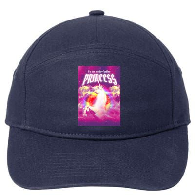 I Am The MotherFucking Princess Unicorn 7-Panel Snapback Hat