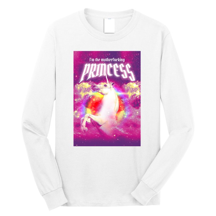 I Am The MotherFucking Princess Unicorn Long Sleeve Shirt