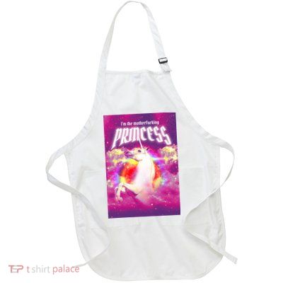 I Am The MotherFucking Princess Unicorn Full-Length Apron With Pockets