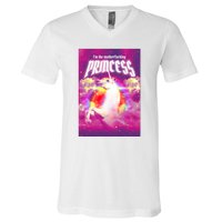 I Am The MotherFucking Princess Unicorn V-Neck T-Shirt