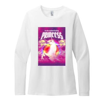 I Am The MotherFucking Princess Unicorn Womens CVC Long Sleeve Shirt