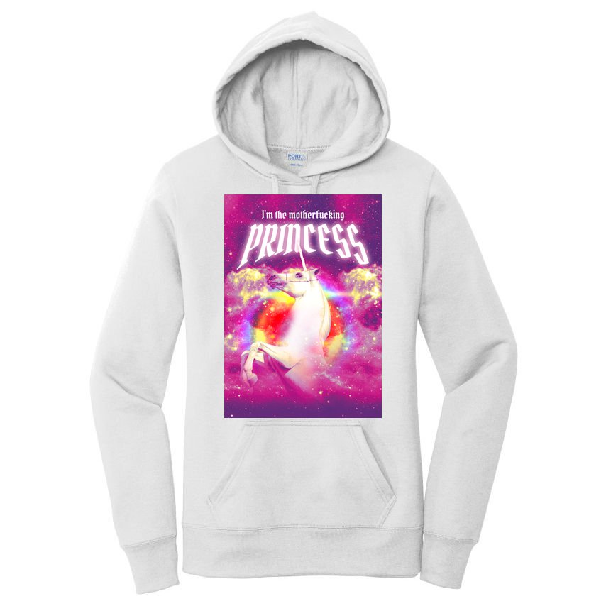 I Am The MotherFucking Princess Unicorn Women's Pullover Hoodie