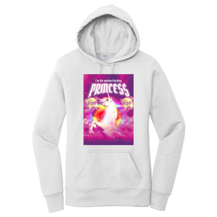 I Am The MotherFucking Princess Unicorn Women's Pullover Hoodie