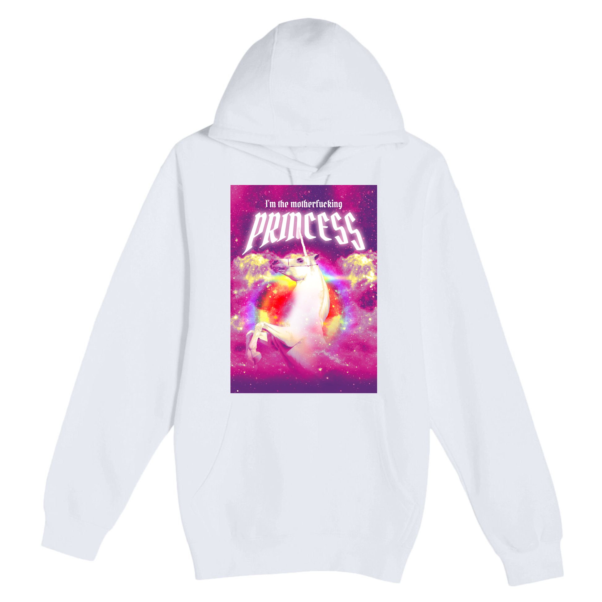 I Am The MotherFucking Princess Unicorn Premium Pullover Hoodie