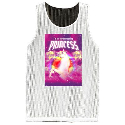 I Am The MotherFucking Princess Unicorn Mesh Reversible Basketball Jersey Tank