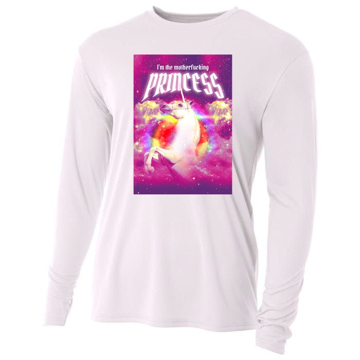 I Am The MotherFucking Princess Unicorn Cooling Performance Long Sleeve Crew