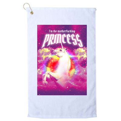 I Am The MotherFucking Princess Unicorn Golf Towel