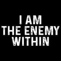 I Am The Enemy Within Simple Cute Design Mousepad