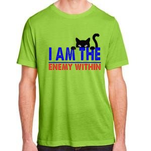 I Am The Enemy Within Cat Kamala Harris 2024 Adult ChromaSoft Performance T-Shirt