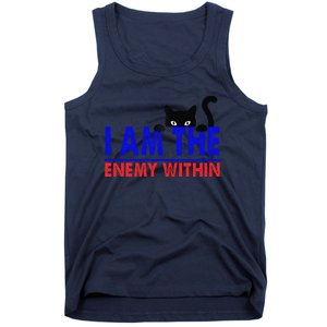 I Am The Enemy Within Cat Kamala Harris 2024 Tank Top