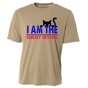 I Am The Enemy Within Cat Kamala Harris 2024 Cooling Performance Crew T-Shirt