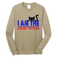 I Am The Enemy Within Cat Kamala Harris 2024 Long Sleeve Shirt