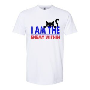 I Am The Enemy Within Cat Kamala Harris 2024 Softstyle CVC T-Shirt