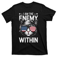 I Am The Enemy Within Funny Cat Lovers T-Shirt