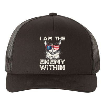 I Am The Enemy Within Kamala Harris 2024 Merch Yupoong Adult 5-Panel Trucker Hat