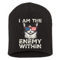 I Am The Enemy Within Kamala Harris 2024 Merch Short Acrylic Beanie