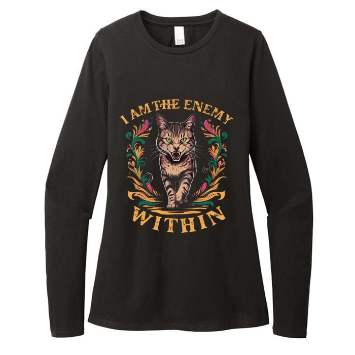 I Am The Enemy Within Womens CVC Long Sleeve Shirt