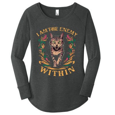 I Am The Enemy Within Women's Perfect Tri Tunic Long Sleeve Shirt