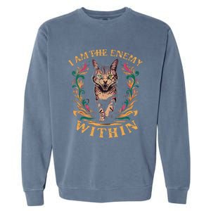 I Am The Enemy Within Garment-Dyed Sweatshirt