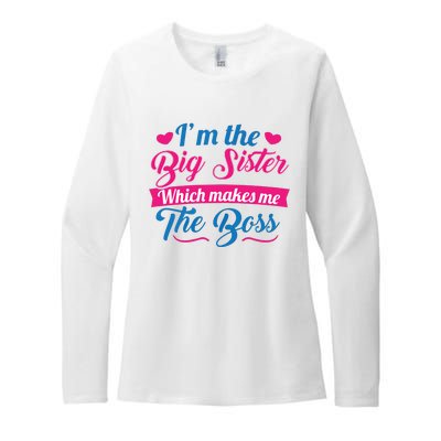 I Am The Big Sister For Girls Or Adults Novelty Gift Womens CVC Long Sleeve Shirt