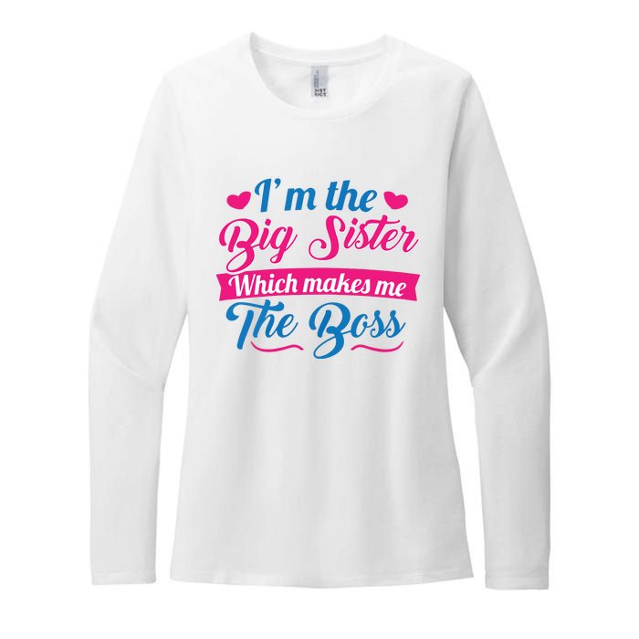 I Am The Big Sister For Girls Or Adults Novelty Gift Womens CVC Long Sleeve Shirt