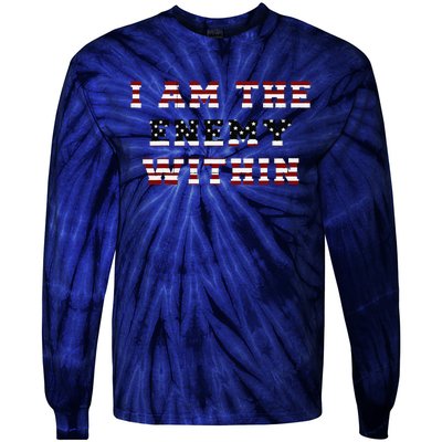 I Am The Enemy Within Harris 2024 Tie-Dye Long Sleeve Shirt