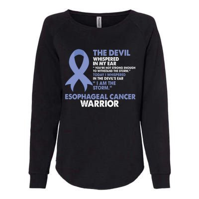 I Am The Storm Esophageal Cancer Awareness Warriors Fighters Gift Womens California Wash Sweatshirt