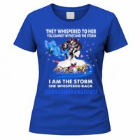 I Am The Storm Colon Cancer Awareness Gift Women's T-Shirt