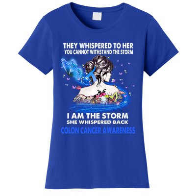 I Am The Storm Colon Cancer Awareness Gift Women's T-Shirt