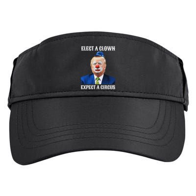 Impeach Anti Trump Elect A Clown Expect A Circus Fun Gift Adult Drive Performance Visor